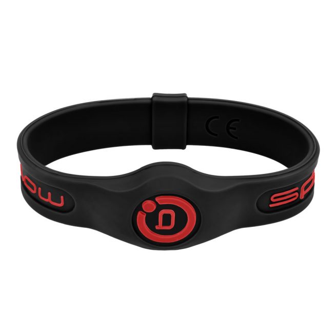 sport band in black with red highlights