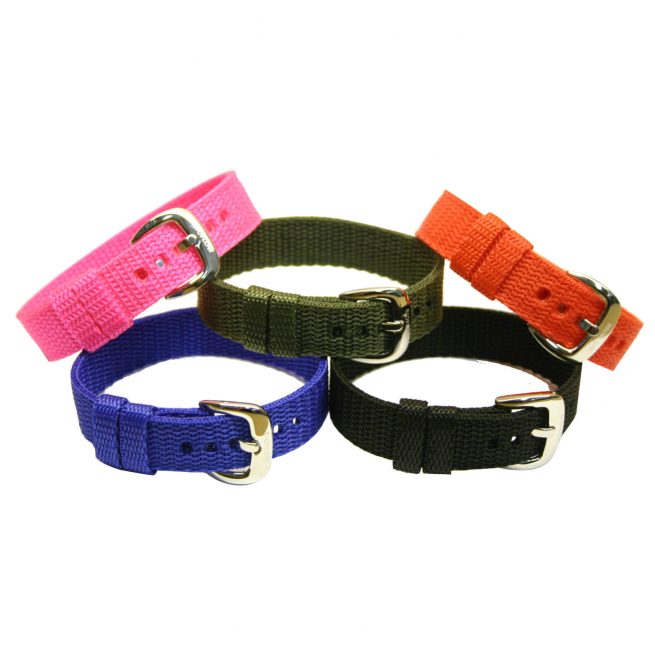 Bioflow replacement straps -nylon weaved explorer 2 strap in many colours